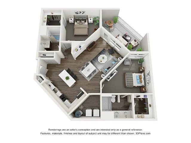 Floor plan 2B3