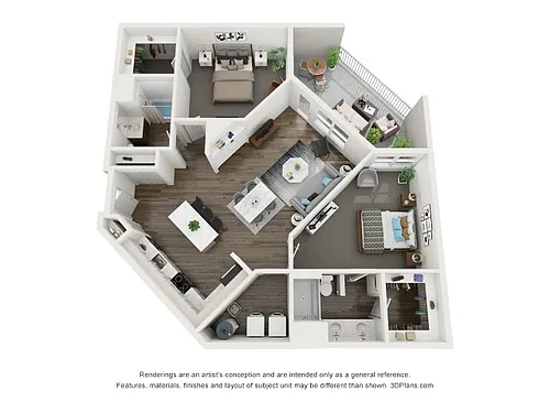 Floor plan 2B3