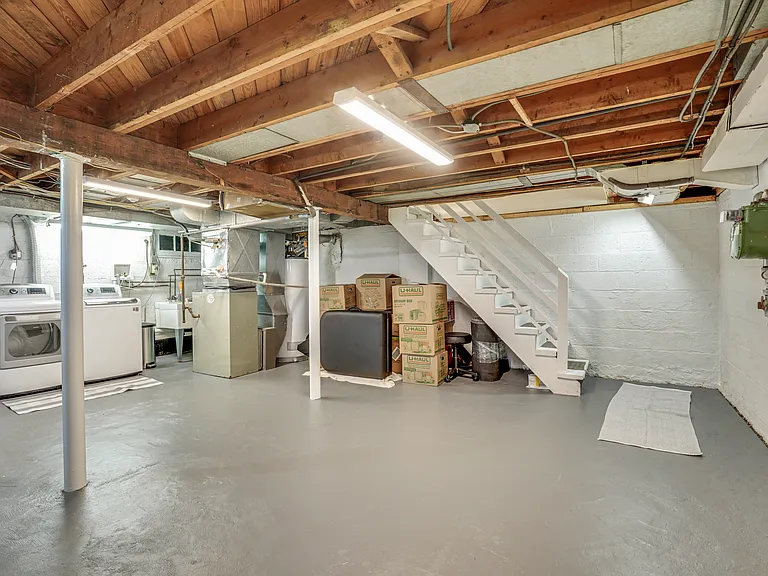 Pre-renovation basement