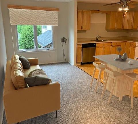 Living Room and Kitchen - Virtual Staged