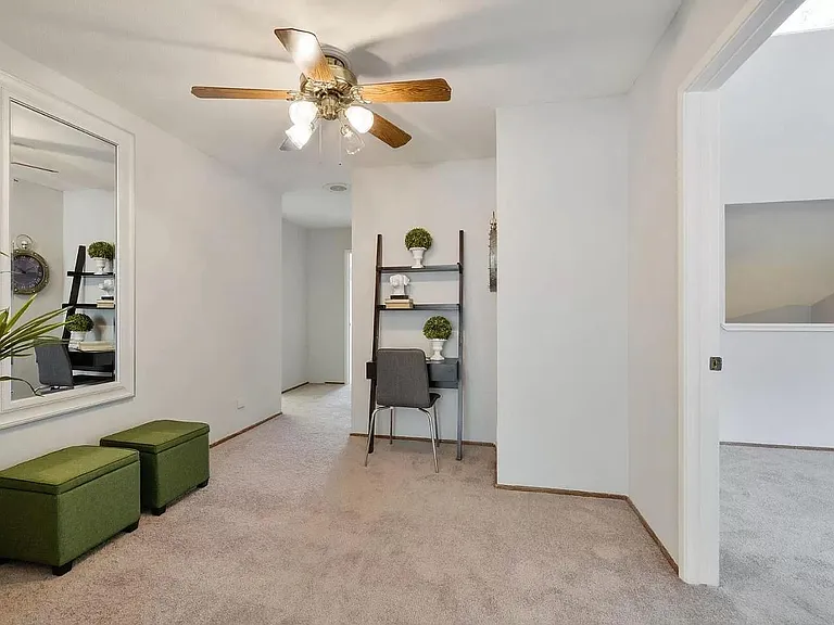 Area outside Master BR to 2nd BR to the right 
towards 3rd BR