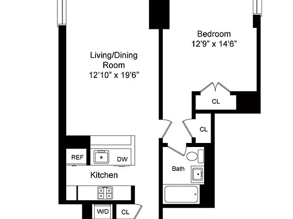 2nd image of 101 W 24th St APT 12C