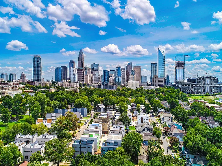 Uptown Charlotte is a 15 minute drive from our community.
