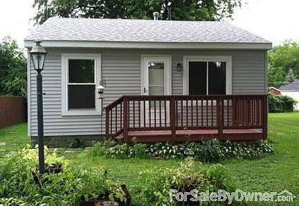 Front yard and deck