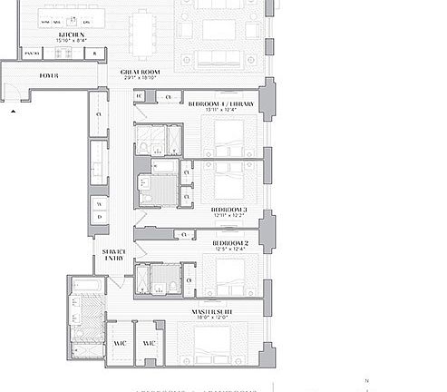 2nd image of 100 Barclay St APT 29C