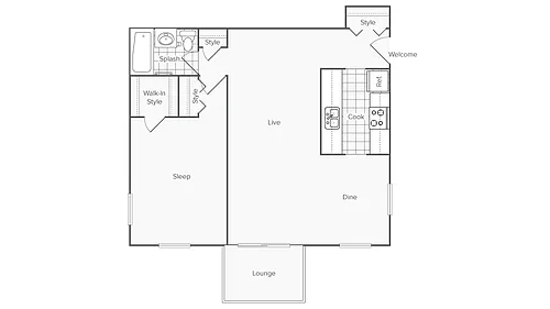 Floor plan Alexandria