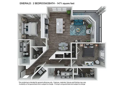 Floor plan B4B - Emerald