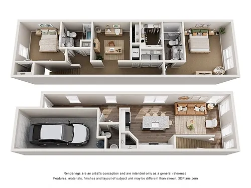 Floor plan Talbot + Den