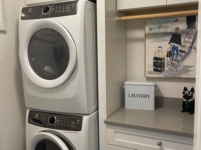 Laundry Room with new LG washer & dryer
