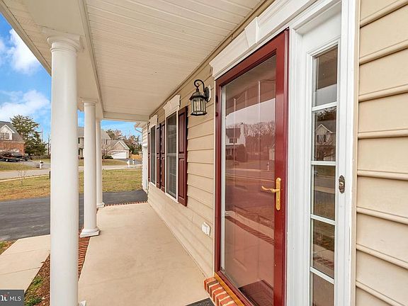 Front porch with storm door