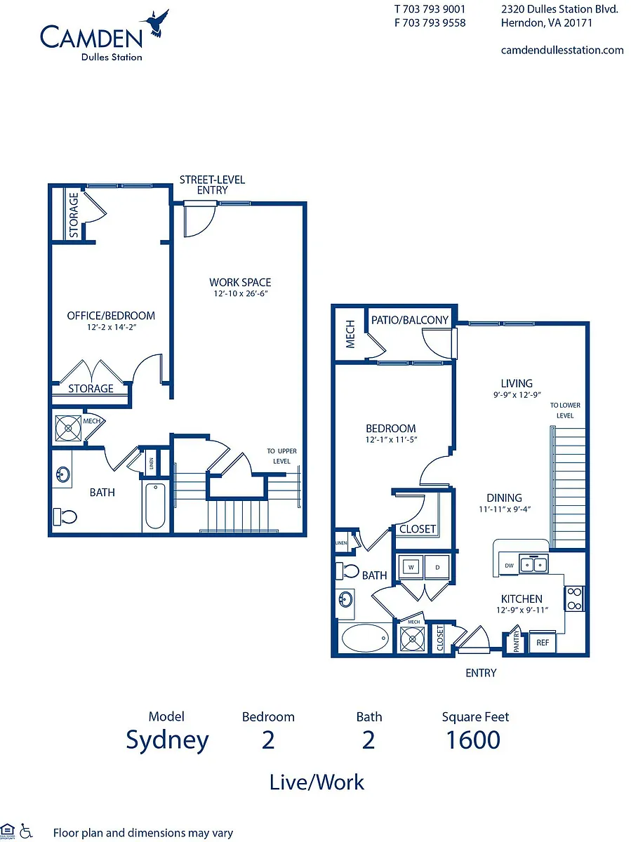 Floor plan Sydney (Live/Work)