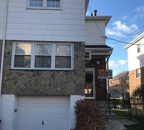 Front of the house garage