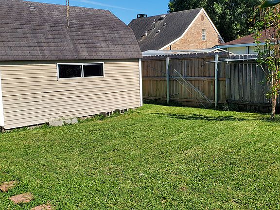 Backyard with shed
