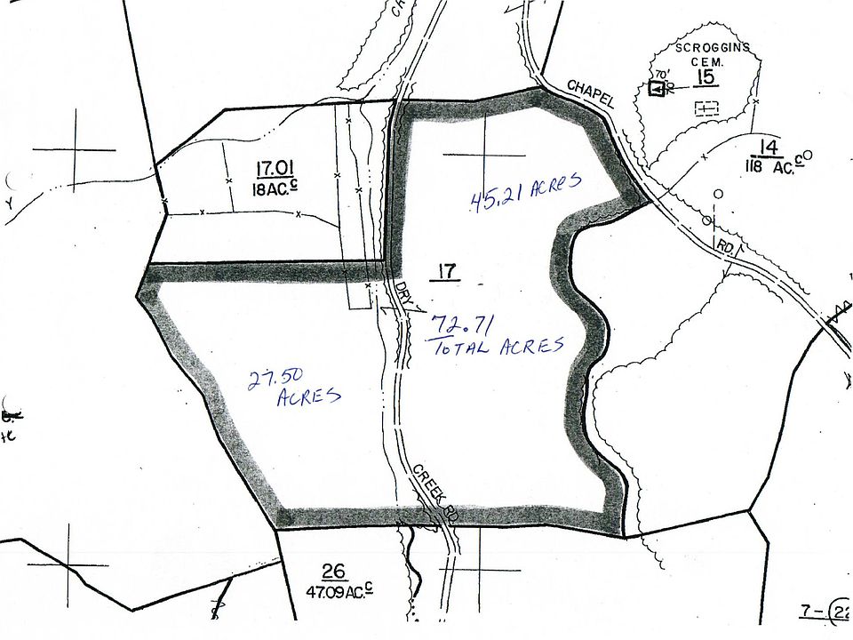 Dry Creek Road Map