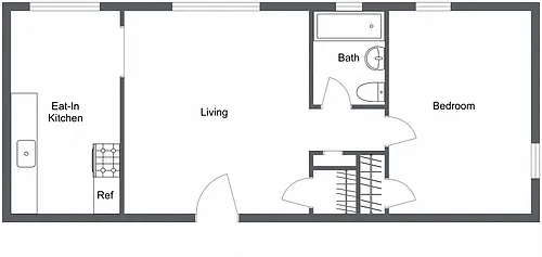 Floor plan 1 Bedroom