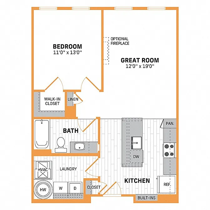 Floor plan AA1 - The Forge
