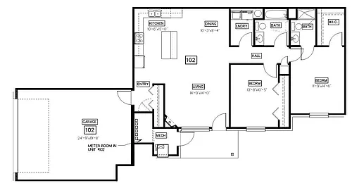 Floor plan Huntington