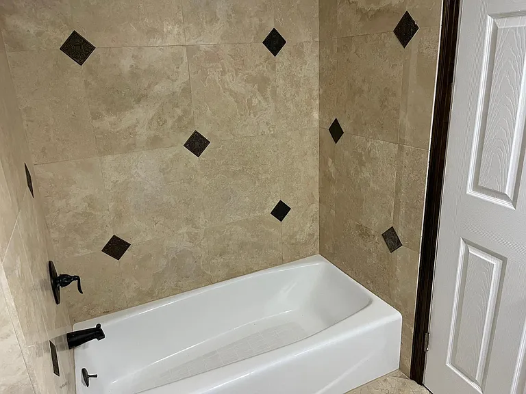 Hallway bathroom