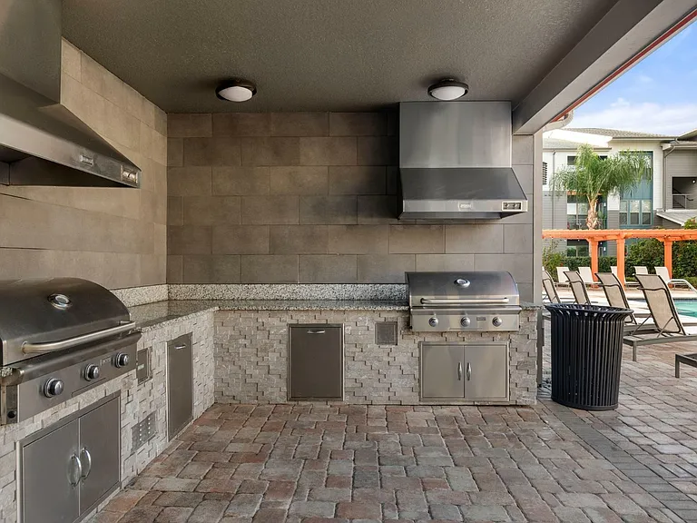 Crosstown Walk - Covered Grilling Area