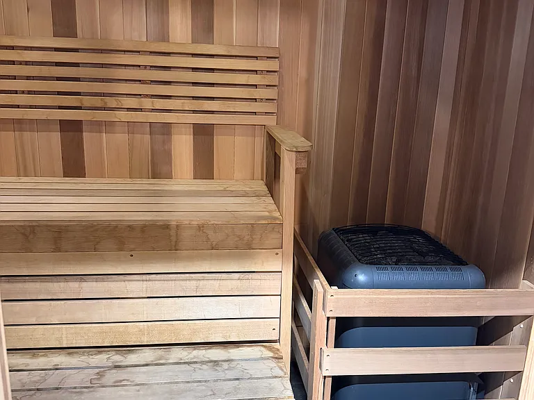 newly renovated sauna