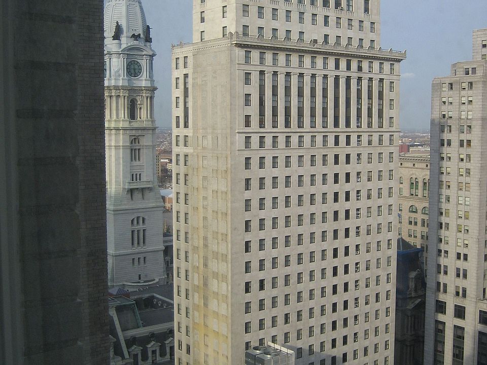 A view of City Hall and The Ritz