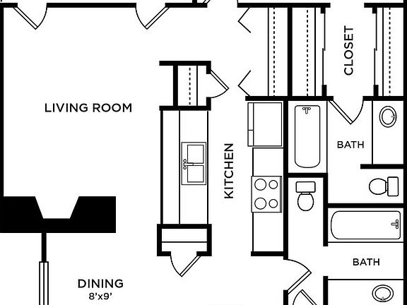 B1- 984 Sq. Ft.