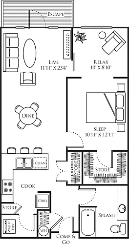 Floor plan A17-W