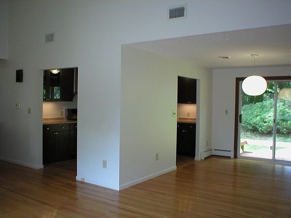 open living dining area