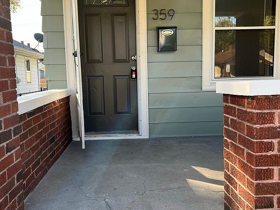 Front door.