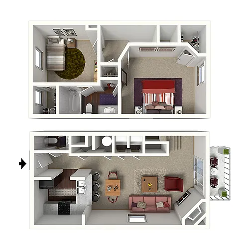 Floor plan California