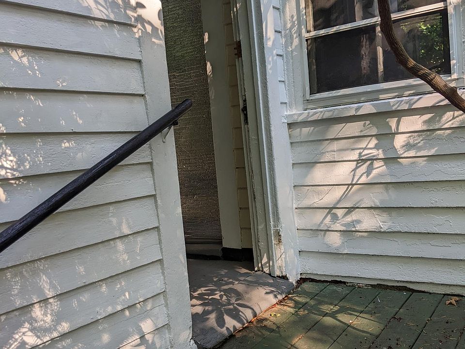Private entrance in rear.