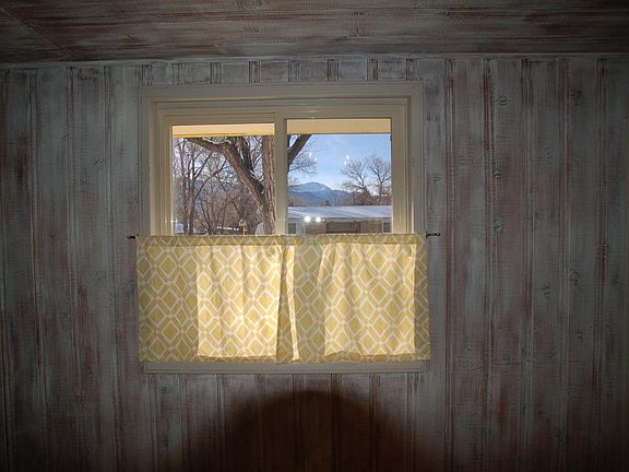View of Pike's Peak right out of kitchen window