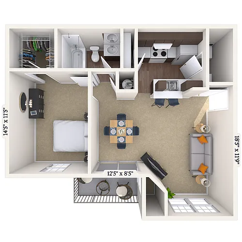 Floor plan The Saratoga