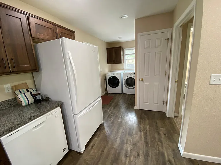 Kitchen to Laundry area inside back door.