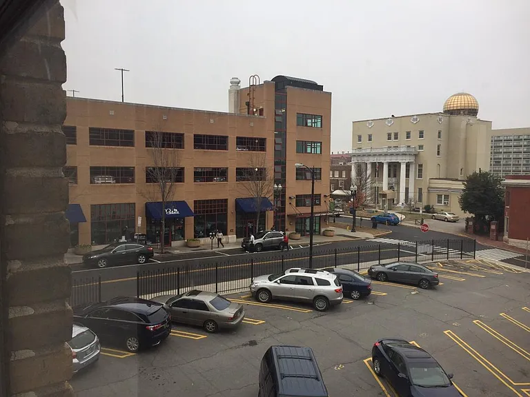 THREE Covered parking garages across Union AND Walnut less than one block from condo and available for less than $90/month to residents