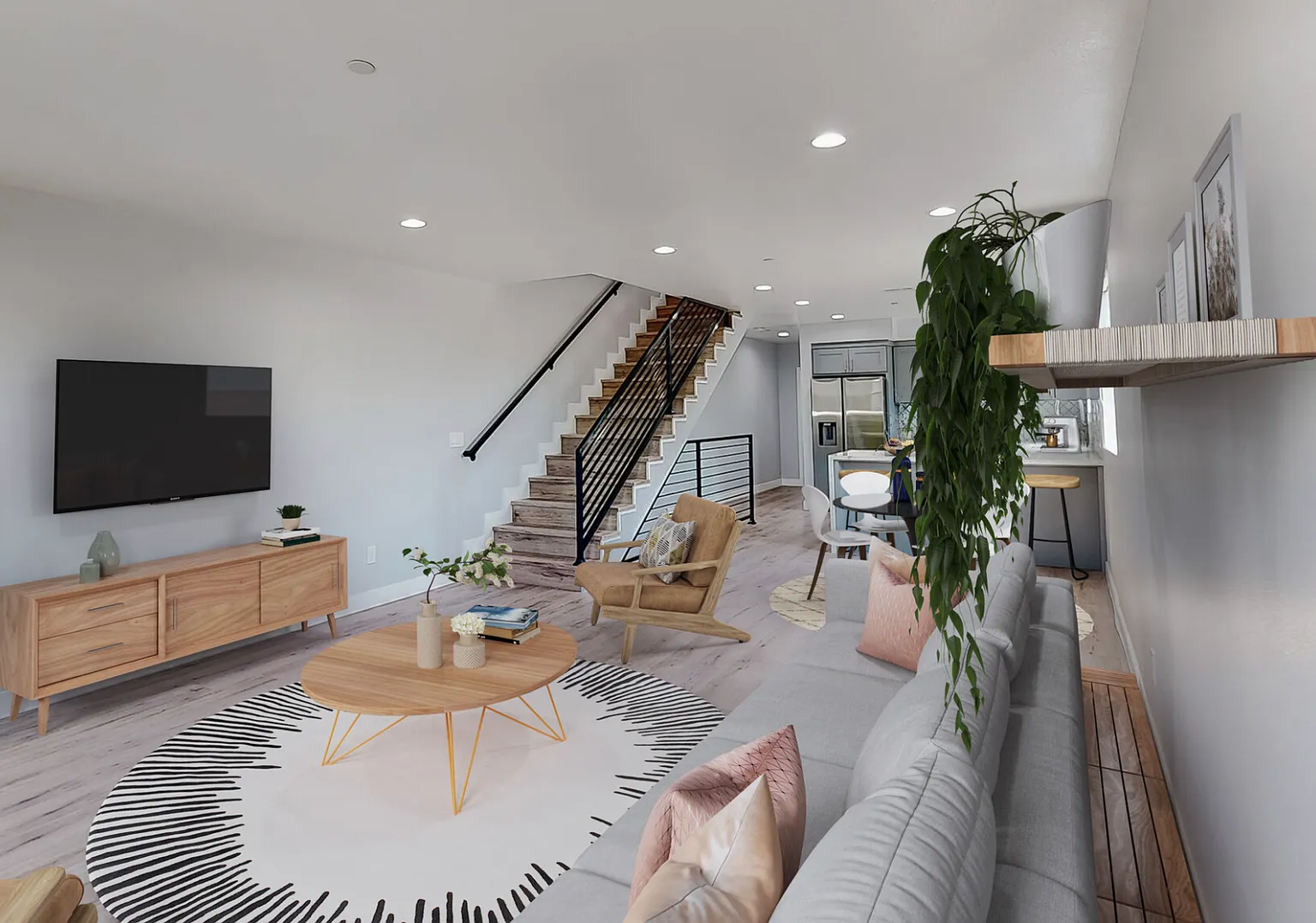 Huge 4 Bed Townhome With 2-Car Garage + Private Yard — Photo 4