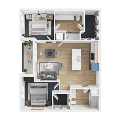 Floor plan 2X2 - E6