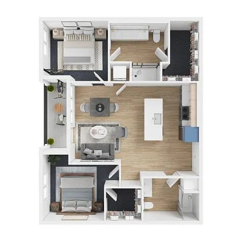 Floor plan 2X2 - E6