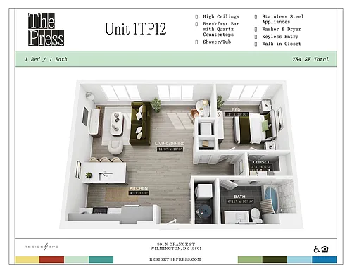 Floor plan 1TP12