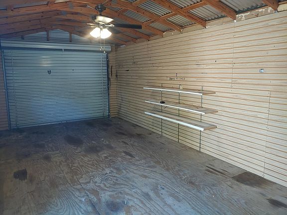 Shed interior.