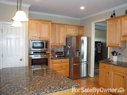 Kitchen with stainless appliances