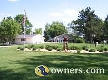 front view from road