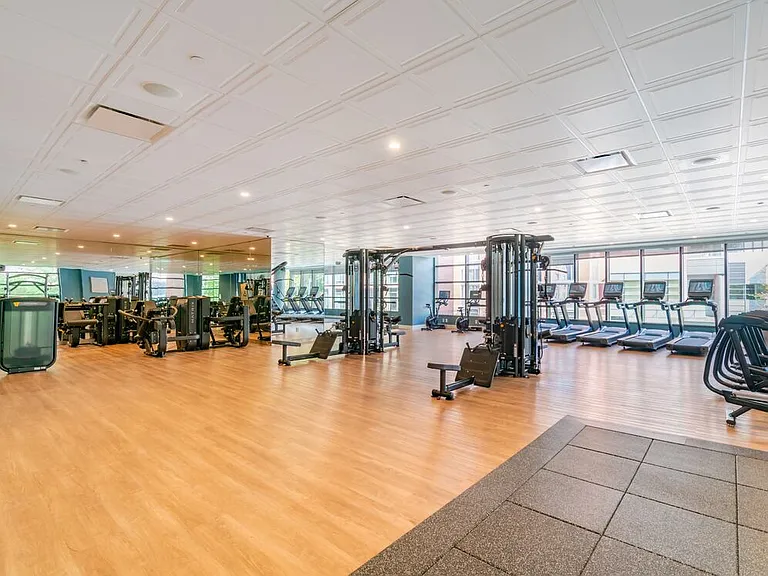 State-of-the-art fitness center with cardio and strength equipment
