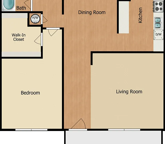 Plan 1 Floorplan Diagram