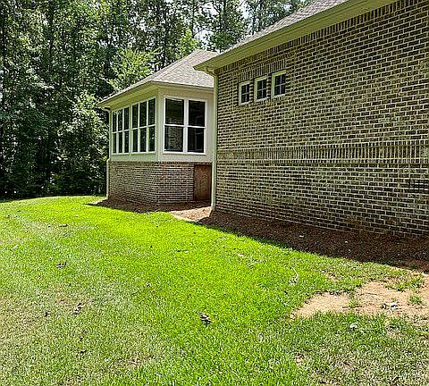 Recently Enclosed Sunroom  