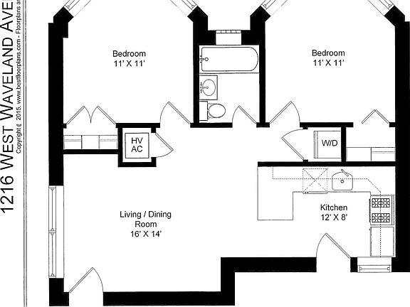 2nd image of 1216 W Waveland Ave APT 2K