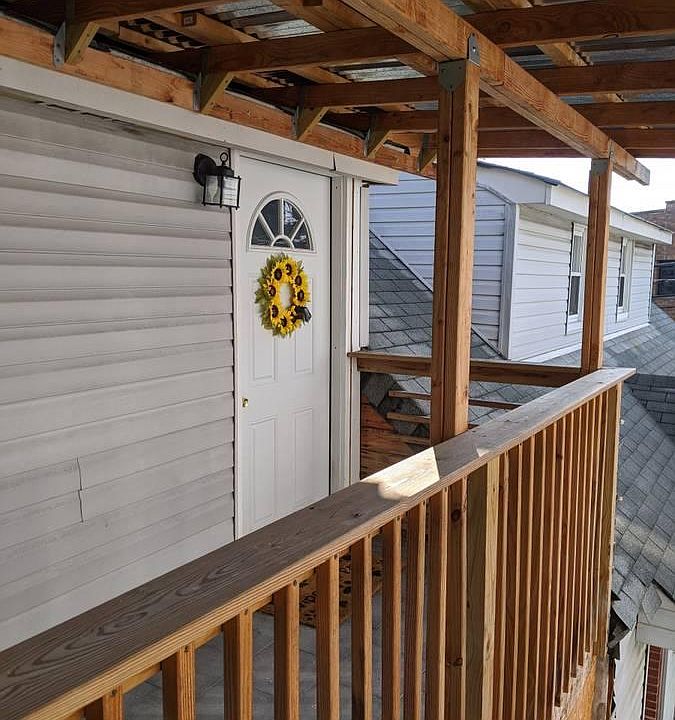 second-floor entrance