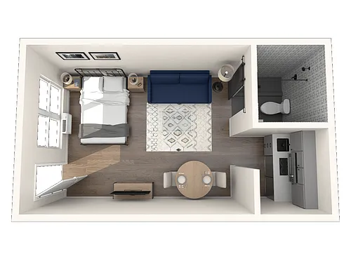 Floor plan Studio
