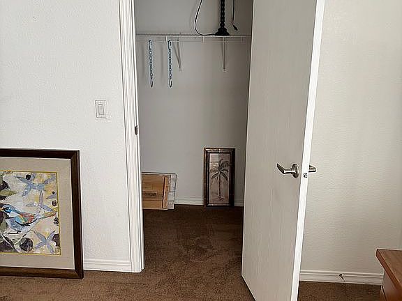 Master walk in closet