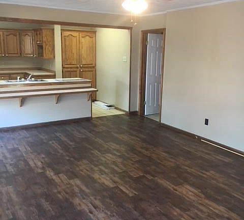 Living room with brand new floorining